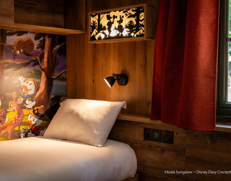 Ein Blick in die neuen Bungalows der Davy Crockett Ranch © Disneyland Paris